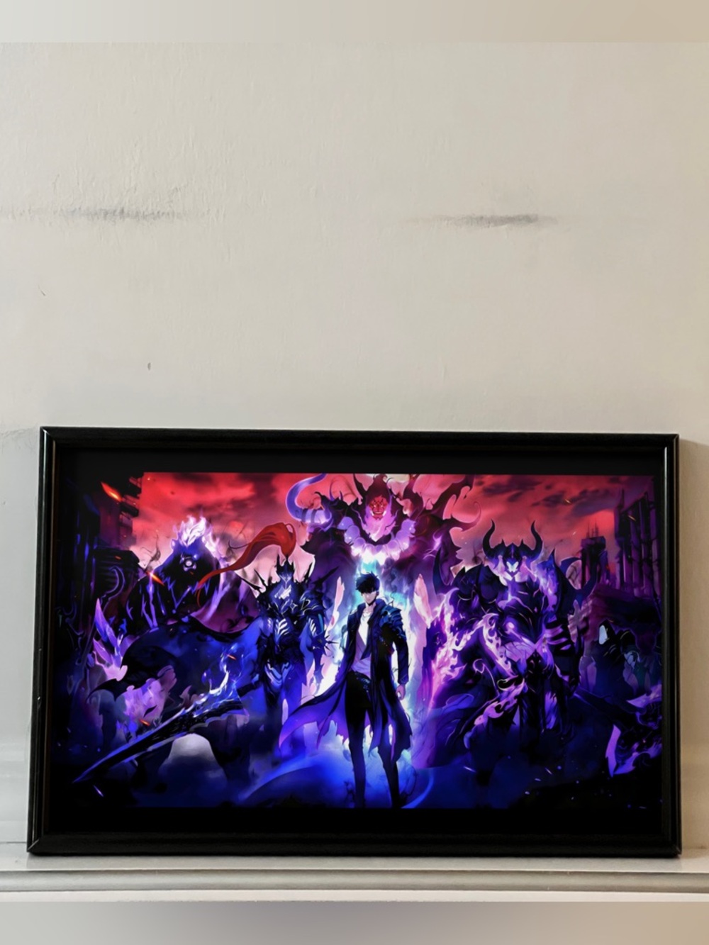 Solo Leveling Sun Jinwoo Anime Poster
